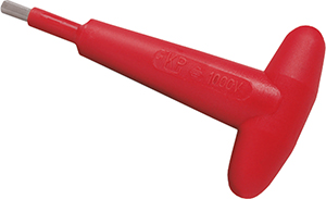 Geïsoleerde T-Sleutel Binnenzeskant Klein 5mm VDE 1000V