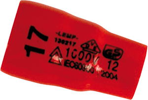 Geïsoleerde buitenzeskantdop 3/8" SW15