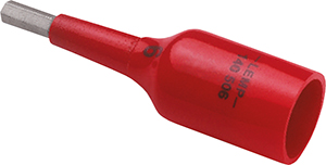 Geïsoleerde binnenzeskantdop 3/8" 10mm