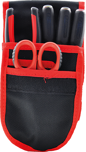 Heuptas "Euromario" zwart met gereedschappen