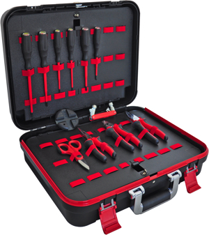 Hardschalen Koffer "EuroCompact" met gereedschappen