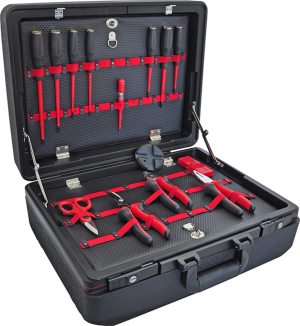 Leren Koffer "Europrofi" met gereedschappen