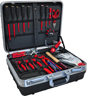 Gereedschapskoffer "New Professional" met gereedschappen