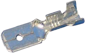 IC Vlaksteker DIN46248,0,5-1mm2 6,3x0,8 Messing,vertind