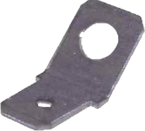 IC Vlaksteker 6.3x0.8mm gat 4,2mm,Messing vertind,Type II