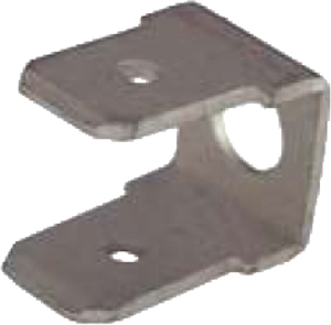 IC Vlaksteker 6.3x0.8mm gat 4,3mm,Messing vertind,Type VI