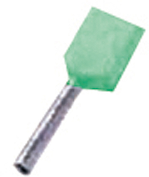 IC Geïsol. twin-adereindh. 2 x 0,34mm2, 8mm L,vert. tur