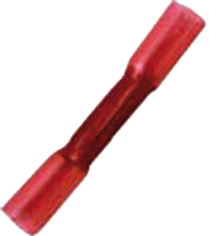 IC Geïs. stootverbinder met krimpkous 0,5-1mm2 rood