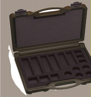 Koffer voor deep indentmatrijzen