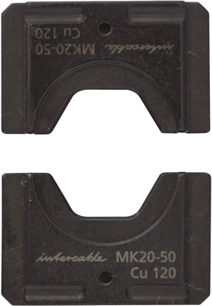 Zeskantpersinzetstuk voor Aluminium vlgs DIN 240mm² rm/sm, 185mm² se, Kz.32, Serie 50-1/3