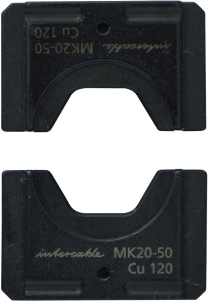 Zeskantpersinzetstuk voor Aluminium vlgs DIN 150mm² rm/sm, 185mm² se, Kz.25, Serie 50-1/3