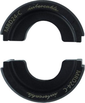 Ovaalpersinzetstuk voor twin-kabelschoen 2x50mm², Serie 60-2/4