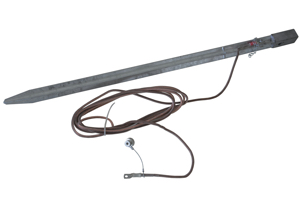 Aardpen met geïsoleerde kabel t.b.v. SSA85/120