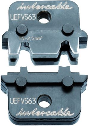 IC Persinzetstuk voor ongeïsol.vlaksteekverb. 6,3mm haaks