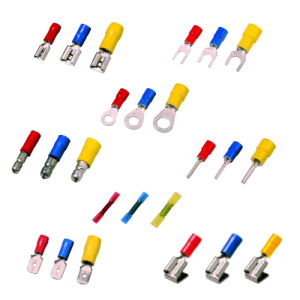 Geïsoleerde kabelschoenen en -verbinders